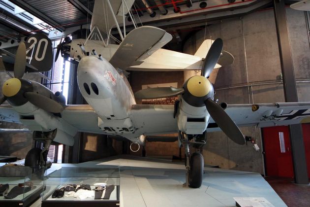 Messerschmitt Bf 110 F - Kennung LN+NR, Baujahr 1942 - Deutsches Technikmuseum Berlin