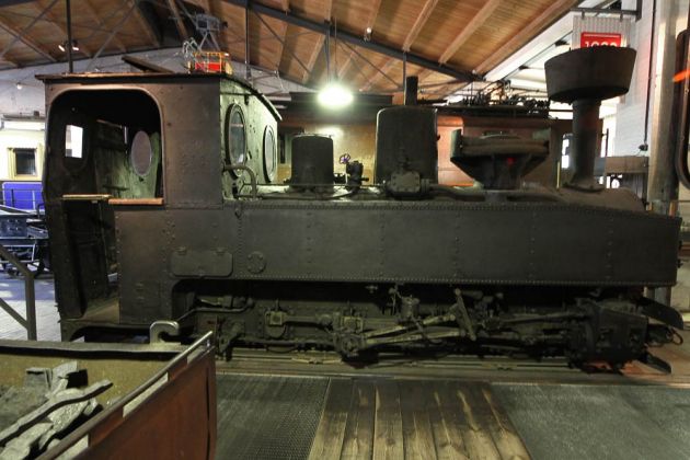 Deutsches Technikmuseum Berlin - eine Brigadelok der Heeresfeldbahn aus dem ersten Weltkrieg Deutsches Technikmuseum Berlin - eine Brigadelok der Heeresfeldbahn aus dem ersten Weltkrieg