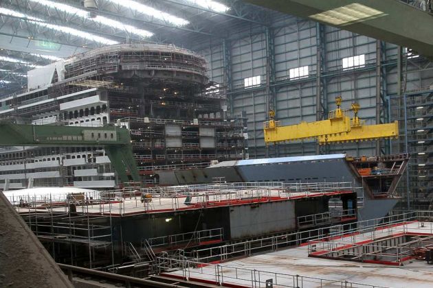 Besichtigung der Meyer-Werft in Papenburg Besichtigung der Meyer-Werft in Papenburg