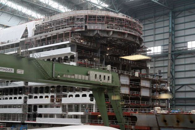 Besichtigung der Meyer-Werft in Papenburg Besichtigung der Meyer-Werft in Papenburg