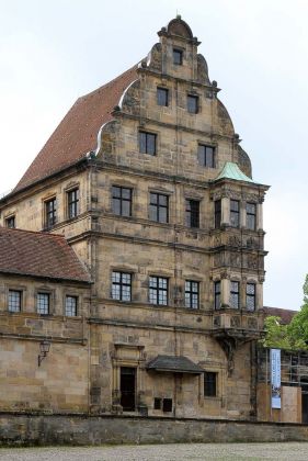 Bamberg in Oberfranken - die Alte Hofhaltung am Domplatz Bamberg in Oberfranken - die Alte Hofhaltung am Domplatz