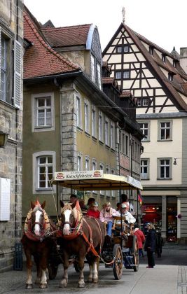 Bamberg in Oberfranken - eine gemütliche Rundfahrt durch Bambergs Altstadt mit zwei PS Bamberg in Oberfranken - eine gemütliche Rundfahrt durch Bambergs Altstadt mit zwei PS