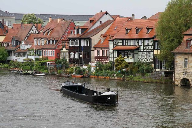 Bamberg in Oberfranken - Klein Venedig am linken Regnitzarm Bamberg in Oberfranken - Klein Venedig am linken Regnitzarm