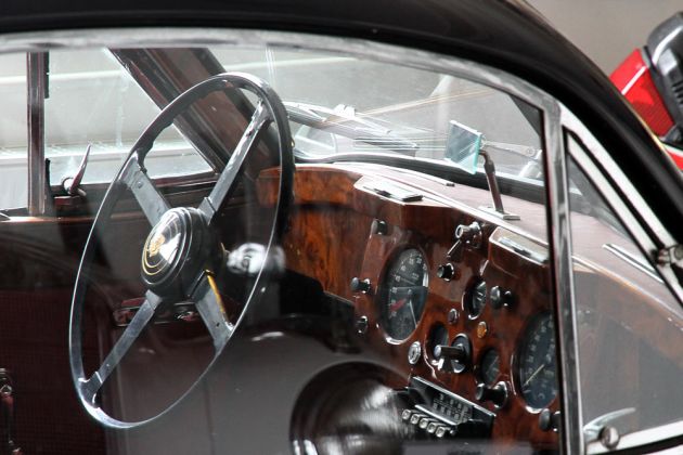 Jaguar XK 140 FHC, Fixed Head Coupe - Baujahre 1954 bis 1957 - Automuseum Fichtelberg
