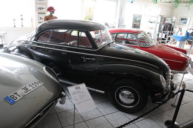 Deutsches Fahrzeugmuseum Fichtelberg - DKW Sonderklasse 3=6 Coupe, Bauzeit 1953 bis 1955 - 896 ccm, 34 PS