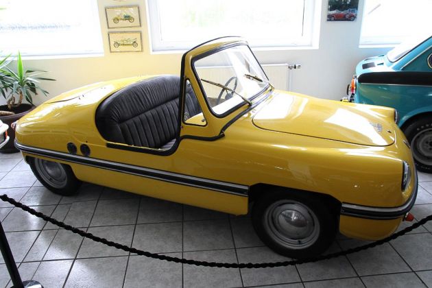 Deutsches Fahrzeugmuseum Fichtelberg - Spatz, ein Kleinstwagen der Bayerischen Autowerke GmbH ( BAW ) - Baujahre 1956 bis 1958 Deutsches Fahrzeugmuseum Fichtelberg - Spatz, ein Kleinstwagen der Bayerischen Autowerke GmbH ( BAW ) - Baujahre 1956 bis 1958