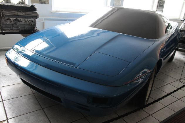 Deutsches Fahrzeugmuseum Fichtelberg - Lotus Esprit, Mock up Prototyp - Baujahr 1978, Einzelstück, ohne Motor und Innenausstattung Deutsches Fahrzeugmuseum Fichtelberg - Lotus Esprit, Mock up Prototyp - Baujahr 1978, Einzelstück, ohne Motor und Innenausstattung