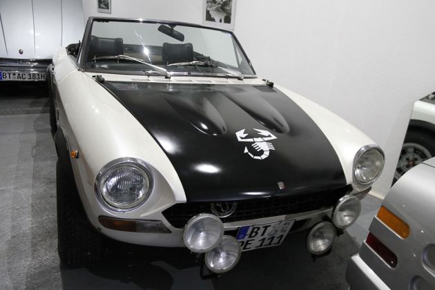 Deutsches Fahrzeugmuseum Fichtelberg - Fiat Abarth 124 Sport, Spider CSA - 1756 ccm, 128 PS, 190 kmh Deutsches Fahrzeugmuseum Fichtelberg - Fiat Abarth 124 Sport, Spider CSA - 1756 ccm, 128 PS, 190 kmh