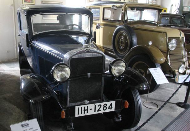 Deutsches Fahrzeugmuseum Fichtelberg - Opel 1,2 Liter Limousine, Baujahre 1931 bis 1935 - 1193 ccm, 23 PS, 85 kmh Deutsches Fahrzeugmuseum Fichtelberg - Opel 1,2 Liter Limousine, Baujahre 1931 bis 1935 - 1193 ccm, 23 PS, 85 kmh