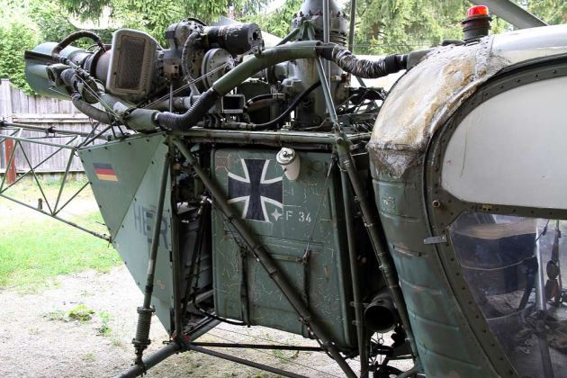 Deutsches Fahrzeugmuseum Fichtelberg - Alouette II Hubschrauber, Aéropatiale SE - Baujahre 1956 bis 1975 Deutsches Fahrzeugmuseum Fichtelberg - Alouette II Hubschrauber, Aéropatiale SE - Baujahre 1956 bis 1975