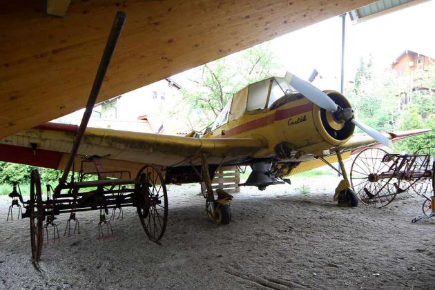 Deutsches Fahrzeugmuseum Fichtelberg - Z-37 'Cmelak' - ein Agrarflugzeug der CSR, Beginn der Serienproduktion 1965 - eingesetzt bei der Interflug Deutsches Fahrzeugmuseum Fichtelberg - Z-37 'Cmelak' - ein Agrarflugzeug der CSR, Beginn der Serienproduktion 1965 - eingesetzt bei der Interflug