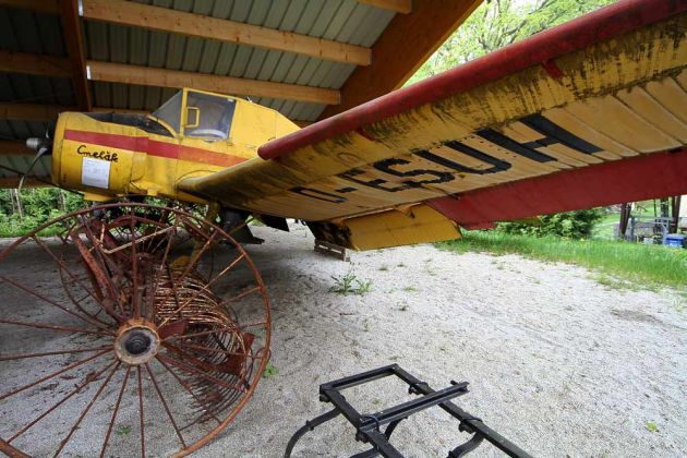Deutsches Fahrzeugmuseum Fichtelberg - Z-37 'Cmelak' - ein Agrarflugzeug der CSR, Beginn der Serienproduktion 1965 - eingesetzt bei der Interflug Deutsches Fahrzeugmuseum Fichtelberg - Z-37 'Cmelak' - ein Agrarflugzeug der CSR, Beginn der Serienproduktion 1965 - eingesetzt bei der Interflug