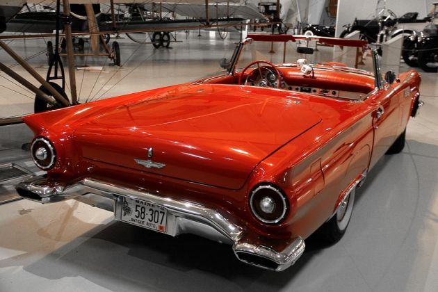 Ford Thunderbird, Baujahr 1955 'Classic Bird' - Owls Head Transportation Museum, Maine, USA