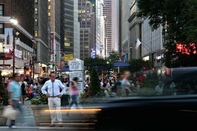 New York City - Blue Hour in Manhattan Midtown New York City - Blue Hour in Manhattan Midtown