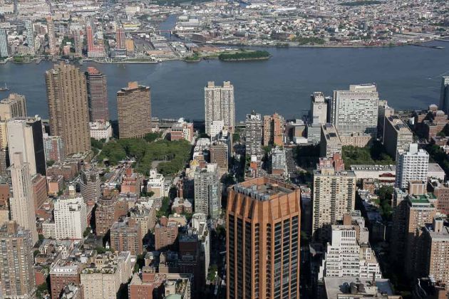 Das Empire State Building - Strassenschluchten in Midtown Manhattan, New York City Das Empire State Building - Strassenschluchten in Midtown Manhattan, New York City
