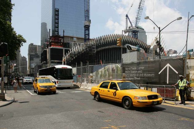 Eine Baustelle am neuen World Trade Center - Financial District Manhattan, New York City