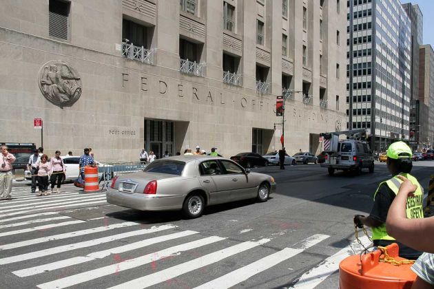 Das Federal Office Building in der Church Street, Lower Manhattan - New York City Das Federal Office Building in der Church Street, Lower Manhattan - New York City