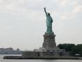 New York City - Statue of Liberty, die Freiheitsstatue von der Staten Island Ferry aus gesehen