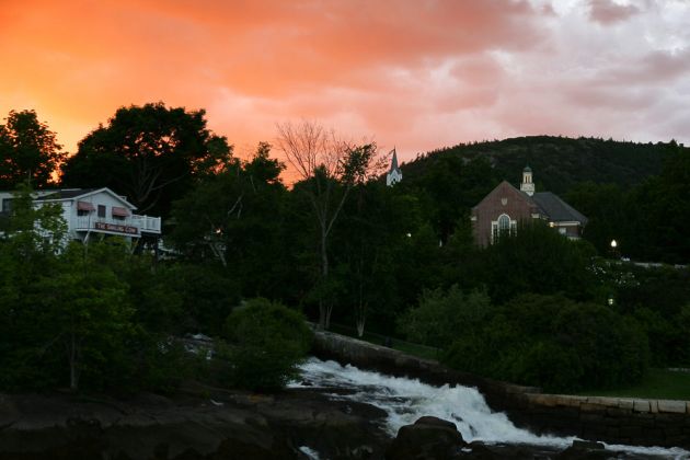 Megunticook Falls -  Camden, Midcoast Maine