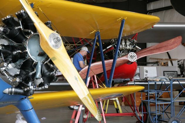 Boeing Stearman A75N-1 Biplane - Owls Head Transportation Museum Boeing Stearman A75N-1 Biplane - Owls Head Transportation Museum