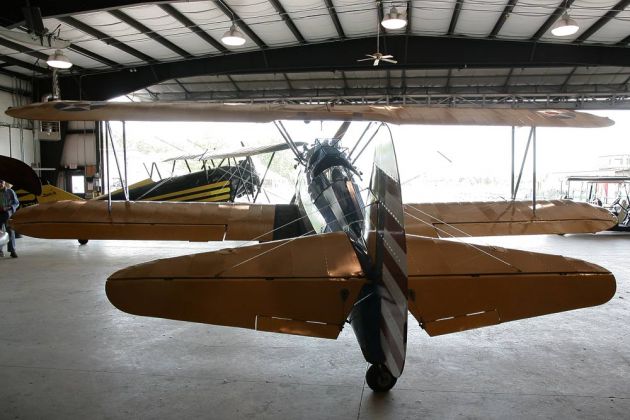 Boeing Stearman A75N-1 Biplane - Owls Head Transportation Museum Boeing Stearman A75N-1 Biplane - Owls Head Transportation Museum