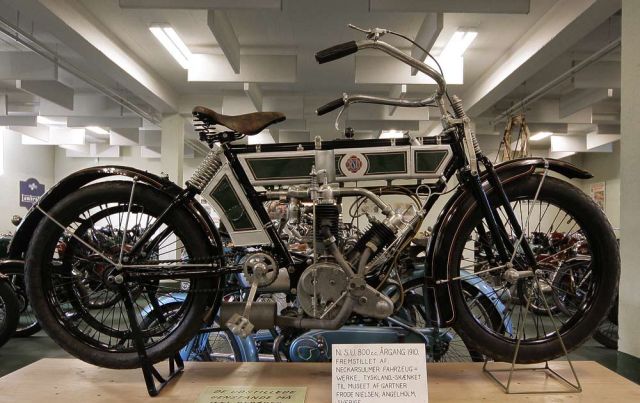 NSU Motorräder - NSU 800 ccm - Baujahr 1910