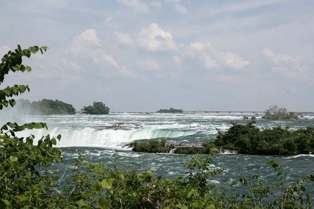 Niagara River oberhalb des Horseshoe Falls