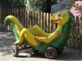 Dinopark Münchehagen, Stadt Rehburg-Loccum - lustige Dino-Karre für die ganz kleinen Besucher