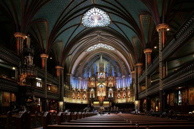 Basilika Notre-Dame de Montréal - Unsere Liebe Frau von Montreal Basilika Notre-Dame de Montréal - Unsere Liebe Frau von Montreal