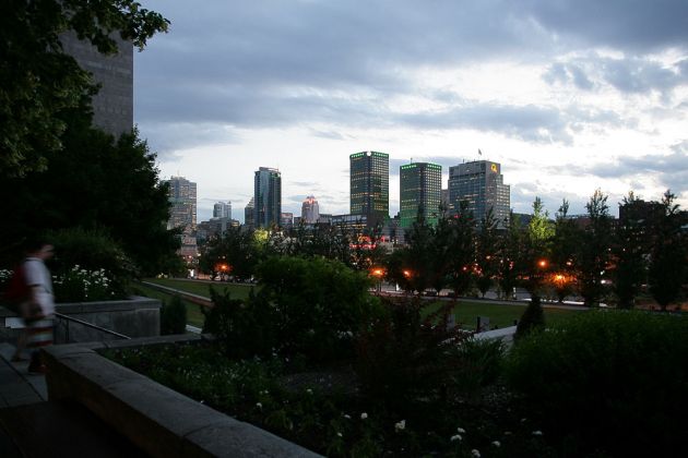 Montréal Centre-Ville - Downtown zur Blauen Stunde Montréal Centre-Ville - Downtown zur Blauen Stunde