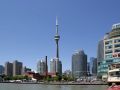 Die Toronto Harbourfront mit dem CN-Tower