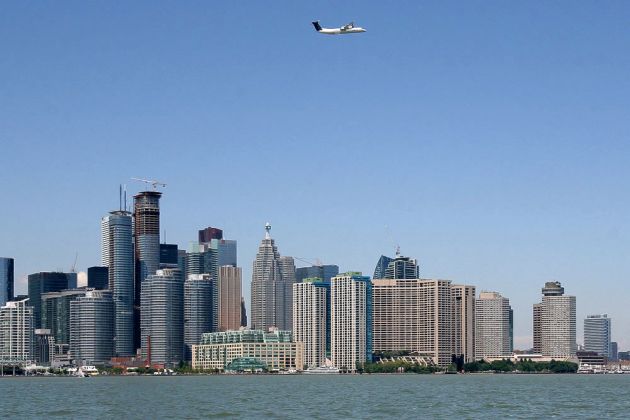 Toronto Harbourfront und Inner Harbour - Toronto in Ontario, Kanada Toronto Harbourfront und Inner Harbour - Toronto in Ontario, Kanada