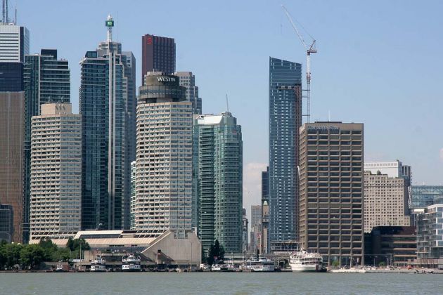 Toronto Harbourfront - Toronto in Ontario, Kanada Toronto Harbourfront - Toronto in Ontario, Kanada