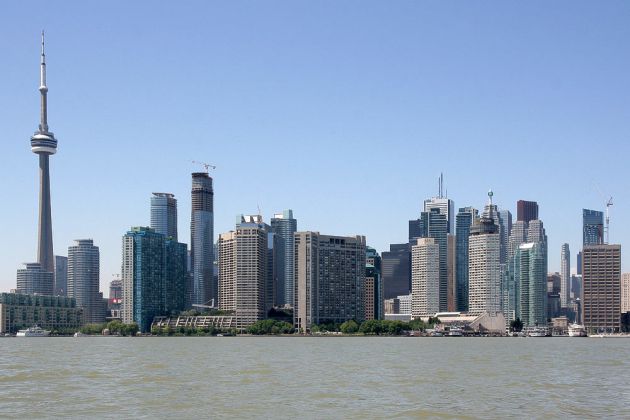 Toronto Harbourfront - Toronto in Ontario, Kanada Toronto Harbourfront - Toronto in Ontario, Kanada