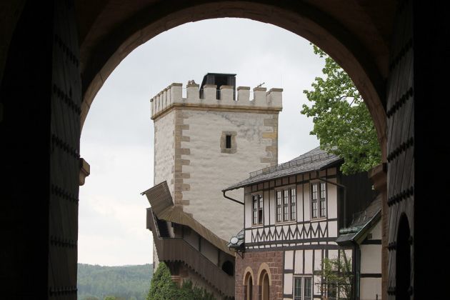 Die Wartburg bei Eisenach, der Südturm