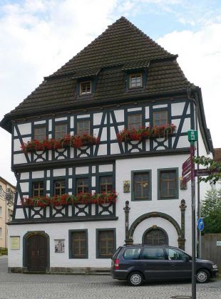 Das Martin-Luther-Haus in der Lutherstrasse - Eisenach, Thüringen