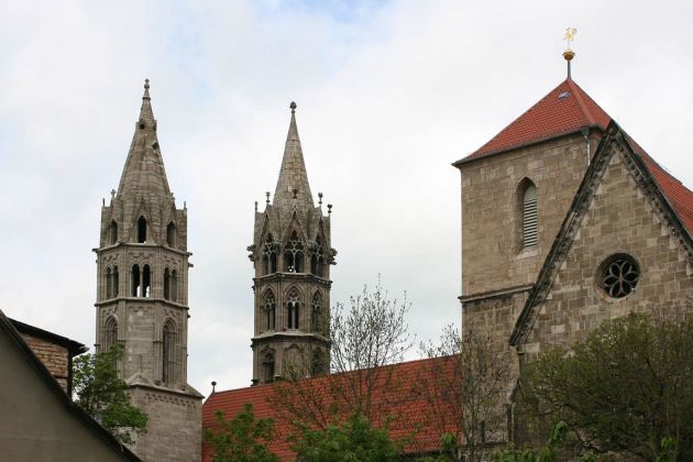Arnstadt, die Türme der Liebfrauenkirche 