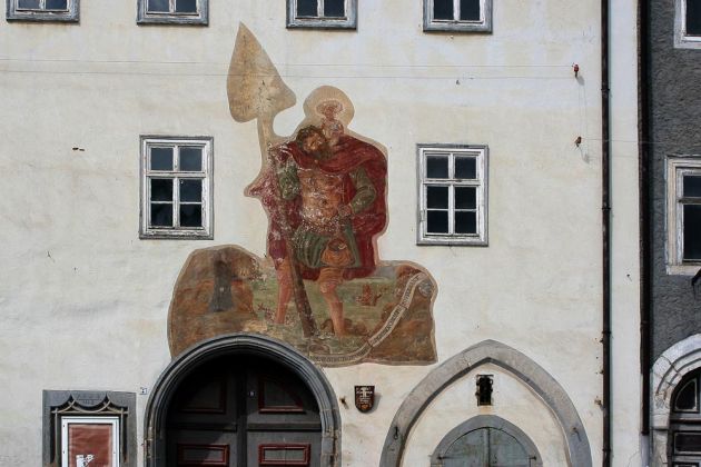 Fassaden-malerei am Ried - Arnstadt, Thüringen