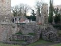 Schlossruine Neideck in Arnstadt mit Miniaturen der Stadt 