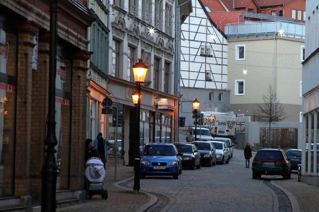 Arnstadt in Thüringen - die Marktstrasse Arnstadt in Thüringen - die Marktstrasse
