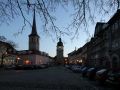 Das Riedtor mit dem Jakobsturm zur Blauen Stunde - Ried, Arnstadt