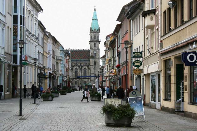 Meiningen im Thüringer Wald, Untere Kaplaneistrasse - Thüringen Meiningen im Thüringer Wald, Untere Kaplaneistrasse - Thüringen