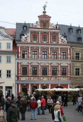 Das Haus zum Breiten Herd am Fischmarkt - Erfurt, Thüringen Das Haus zum Breiten Herd am Fischmarkt - Erfurt, Thüringen