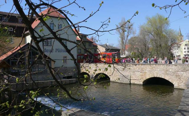 Die Neue Mühle, technisches Museum an der Schlösserbrücke - Erfurt, Thüringen Die Neue Mühle, technisches Museum an der Schlösserbrücke - Erfurt, Thüringen