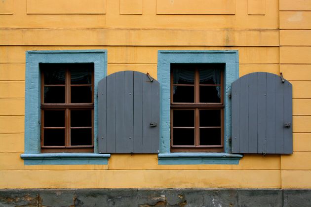 Das Wohnhaus von Friedrich von Schiller - Fenster-Details