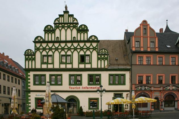 Die Tourist Info am Marktplatz von Weimar Die Tourist Info am Marktplatz von Weimar
