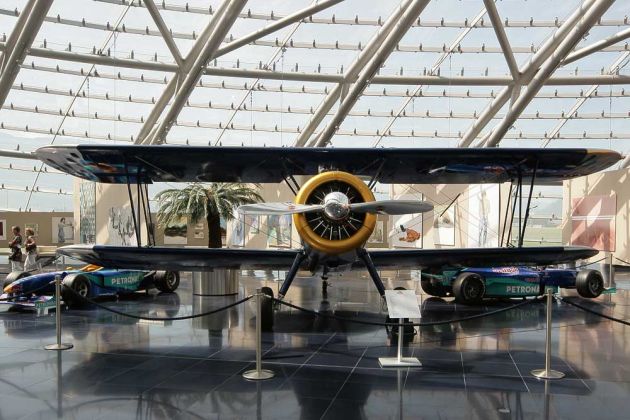 Boeing Stearman Doppeldecker E 75 - OE-AMM - Flying Bulls, Hangar 7, Salzburg Boeing Stearman Doppeldecker E 75 - OE-AMM - Flying Bulls, Hangar 7, Salzburg