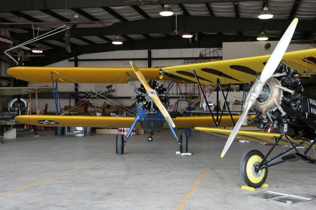 Boeing Stearman Doppeldecker A 75 N-1 - Owls Head Transportation Museum, Rockland, Midcoast Maine, USA Boeing Stearman Doppeldecker A 75 N-1 - Owls Head Transportation Museum, Rockland, Midcoast Maine, USA