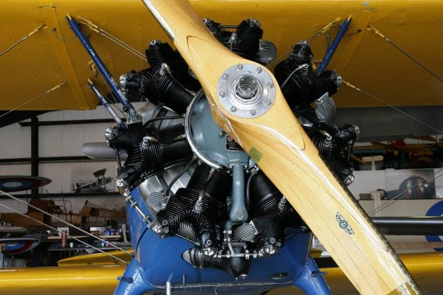 Boeing Stearman Doppeldecker A 75 N-1 - Owls Head Transportation Museum, Rockland, Midcoast Maine, USA Boeing Stearman Doppeldecker A 75 N-1 - Owls Head Transportation Museum, Rockland, Midcoast Maine, USA