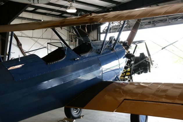 Boeing Stearman Doppeldecker A 75 N-1 - Owls Head Transportation Museum, Rockland, Midcoast Maine, USA Boeing Stearman Doppeldecker A 75 N-1 - Owls Head Transportation Museum, Rockland, Midcoast Maine, USA